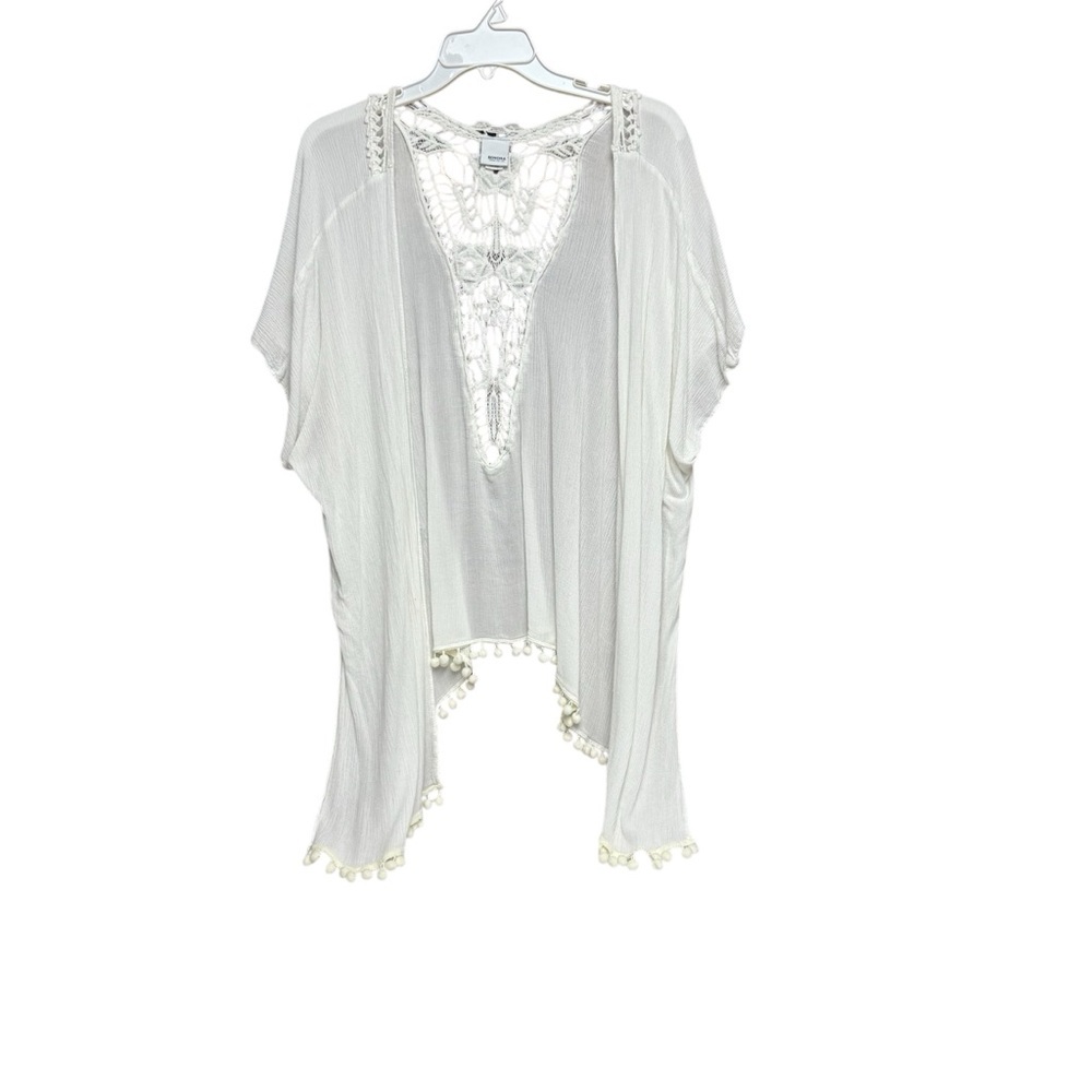 Sonoma cream Lace Kimono/bathing suit coverup one size